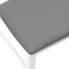 Krzesła jadalne 2 pcs Biały 43 x 54 x 89 cm Drewno Gumowe