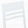 Krzesła jadalne 2 pcs Biały 43 x 54 x 89 cm Drewno Gumowe