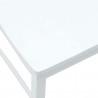 Krzesła jadalne 2 pcs Biały 43 x 54 x 89 cm Drewno Gumowe