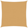 Żagiel przeciwsłoneczny, 160 g/m², piaskowy, 3,6x3,6 m, HDPE