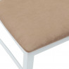 Krzesła jadalne 2 pcs Biały 43 x 54 x 89 cm Drewno Gumowe