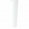 Krzesła jadalne 2 pcs Biały 43 x 54 x 89 cm Drewno Gumowe