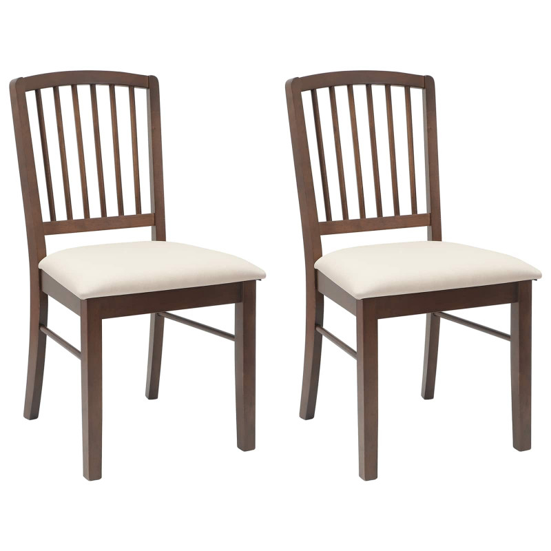 Krzesła jadalne 2 pcs Jasny Brąz 50 x 52,5 x 91 cm