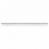 Półka ścienna z półką 2 pcs Biały marmur 115 x 9 x 3 cm
