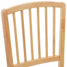 Krzesła jadalne 2 pcs Naturalny 50 x 52,5 x 91 cm Drewno Gumowe
