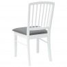 Krzesła jadalne 2 pcs Biały 50 x 52,5 x 91 cm Drewno Gumowe