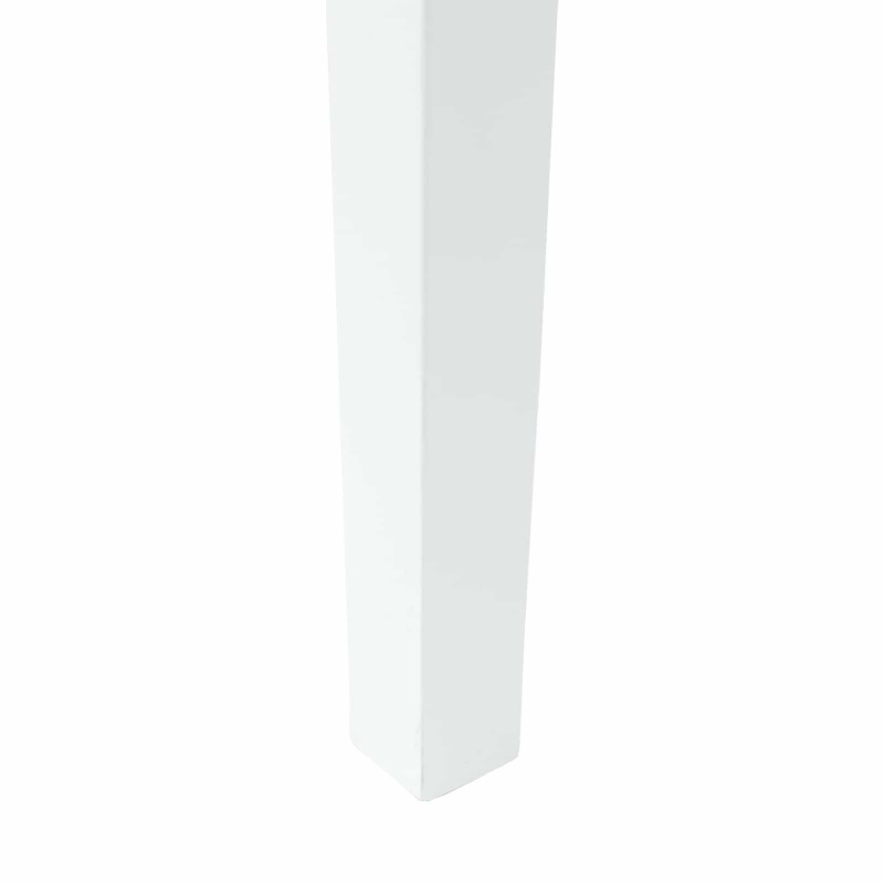 Krzesła jadalne 2 pcs Biały 50 x 52,5 x 91 cm Drewno Gumowe
