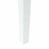 Krzesła jadalne 2 pcs Biały 50 x 52,5 x 91 cm Drewno Gumowe