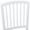 Krzesła jadalne 2 pcs Biały 50 x 52,5 x 91 cm Drewno Gumowe