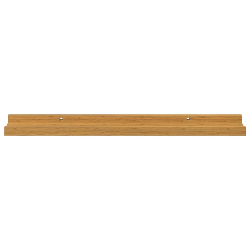 Półka ścienna z półką 2 pcs Beżowy 60 x 9 x 3 cm