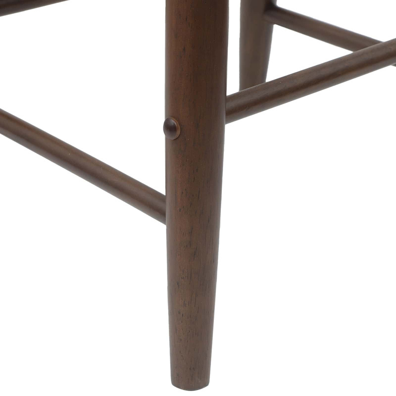 Krzesła jadalne 2 pcs Jasny Brąz 46 x 37 x 63 cm Drewno Gumowe