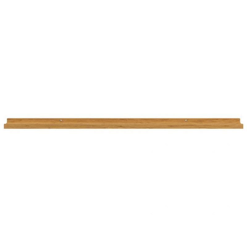 Półka ścienna z półką 2 pcs Beżowy 115 x 9 x 3 cm