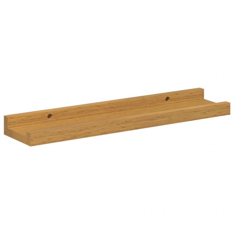 Półka ścienna z półką 4 pcs Beżowy 40 x 9 x 3 cm