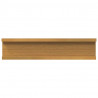 Półka ścienna z półką 4 pcs Beżowy 40 x 9 x 3 cm