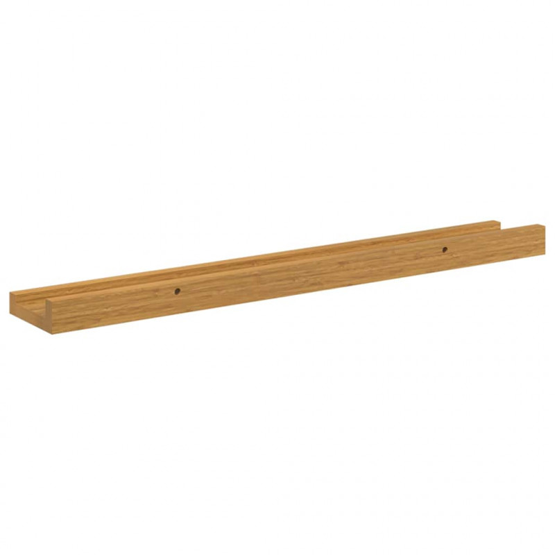 Półka ścienna z półką 4 pcs Beżowy 60 x 9 x 3 cm