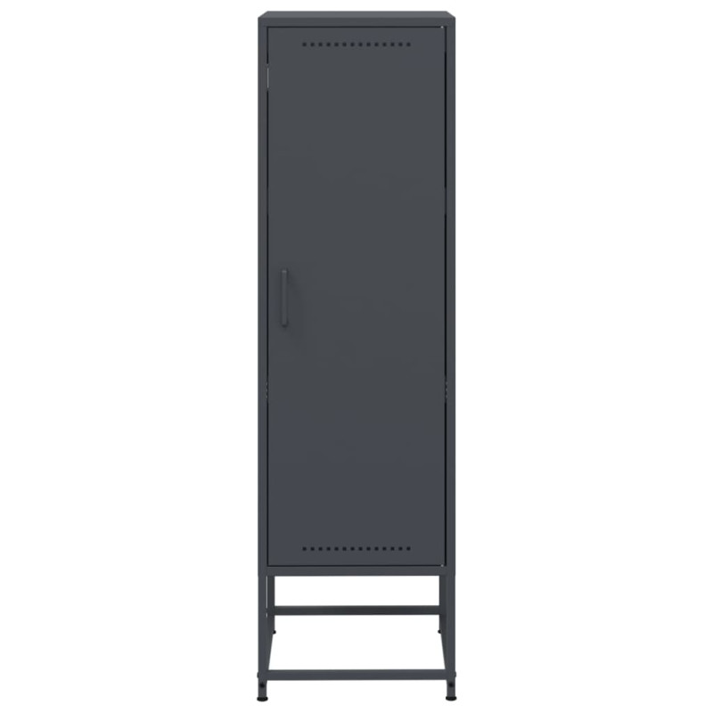 Szafka, antracytowa, 36x39x123 cm, stal