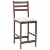 Krzesła jadalne 2 pcs Jasny Brąz 40 x 47,5 x 99,5 cm