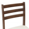 Krzesła jadalne 2 pcs Jasny Brąz 40 x 47,5 x 99,5 cm