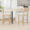 Krzesła jadalne 2 pcs Naturalny 40 x 47,5 x 99,5 cm