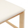 Krzesła jadalne 2 pcs Naturalny 40 x 47,5 x 99,5 cm