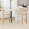 Krzesła jadalne 2 pcs Naturalny 40 x 47,5 x 99,5 cm