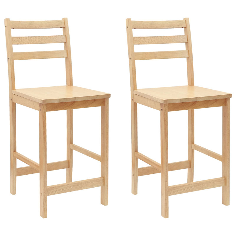 Krzesła jadalne 2 pcs Naturalny 40 x 47,5 x 99,5 cm