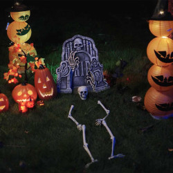 Szkielet Halloween Biały 45,5 x 13 cm Z tworzywa sztucznego