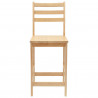 Krzesła jadalne 2 pcs Naturalny 40 x 47,5 x 99,5 cm