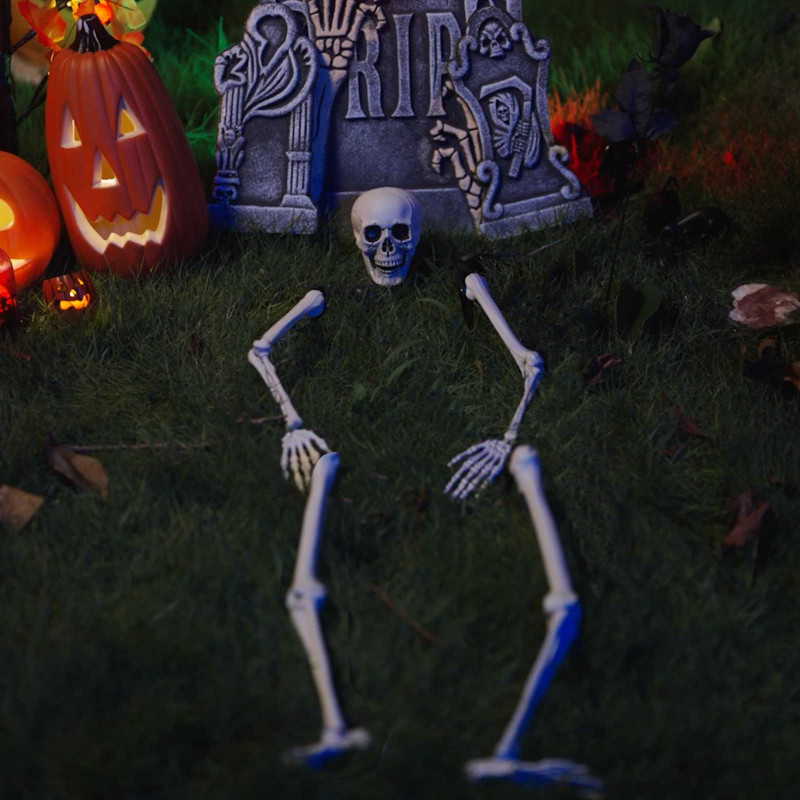 Szkielet Halloween Biały 45,5 x 13 cm Z tworzywa sztucznego