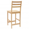 Krzesła jadalne 2 pcs Naturalny 40 x 47,5 x 99,5 cm