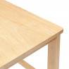 Krzesła jadalne 2 pcs Naturalny 40 x 47,5 x 99,5 cm