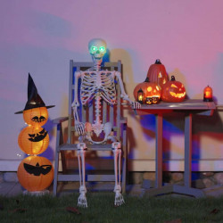 Szkielet Halloween Biały 155 x 38.5 cm Z tworzywa sztucznego