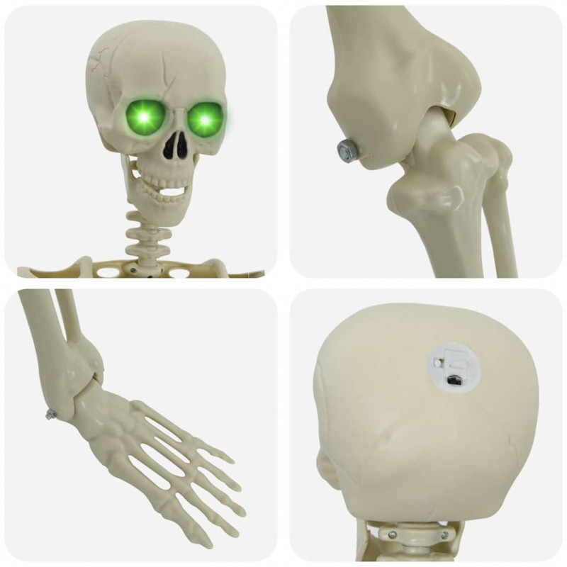 Szkielet Halloween Biały 155 x 38.5 cm Z tworzywa sztucznego
