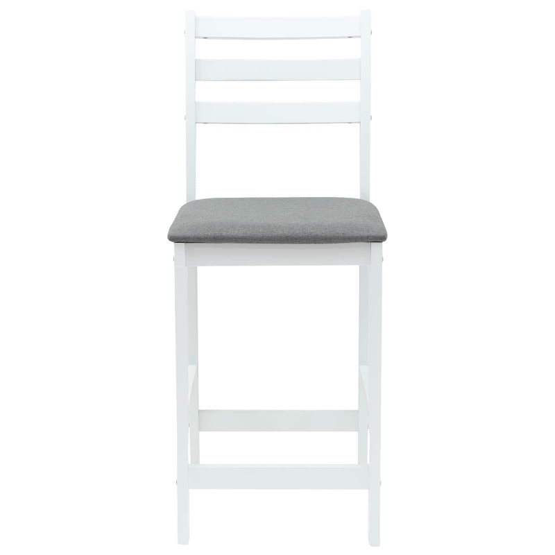 Krzesła jadalne 2 pcs Biały 40 x 47,5 x 99,5 cm Drewno Gumowe