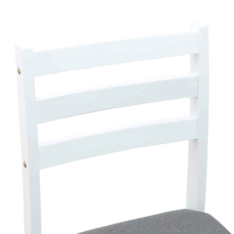 Krzesła jadalne 2 pcs Biały 40 x 47,5 x 99,5 cm Drewno Gumowe