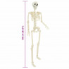 Szkielet Halloweenowy 2 pcs Biały 85 cm PVC