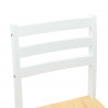 Krzesła jadalne 2 pcs Biały 40 x 47,5 x 99,5 cm Drewno Gumowe
