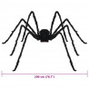 Dekoracja Pająka na Halloween 3 pcs Czarny 200 cm