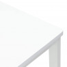 Krzesła jadalne 2 pcs Biały 40 x 47,5 x 99,5 cm Drewno Gumowe