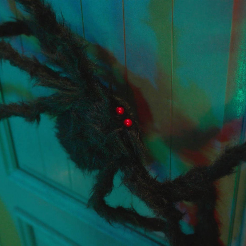 Dekoracja Pająka na Halloween 3 pcs Czarny 150 cm