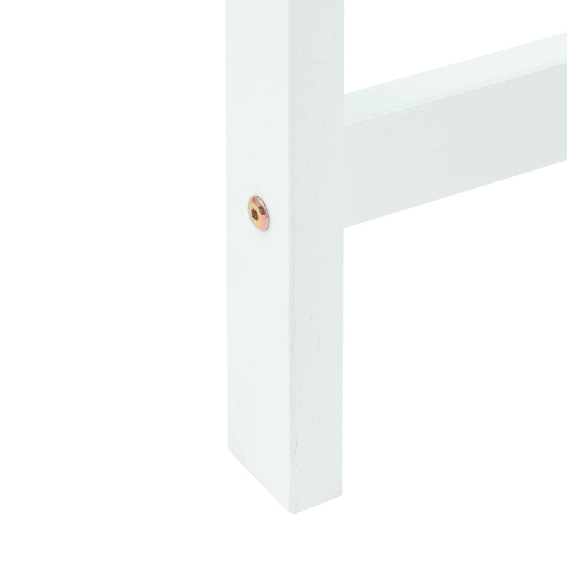 Krzesła jadalne 2 pcs Biały 40 x 47,5 x 99,5 cm Drewno Gumowe