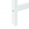 Krzesła jadalne 2 pcs Biały 40 x 47,5 x 99,5 cm Drewno Gumowe