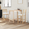 Krzesła jadalne 2 pcs Naturalny 40 x 47,5 x 99,5 cm