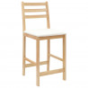 Krzesła jadalne 2 pcs Naturalny 40 x 47,5 x 99,5 cm