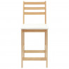 Krzesła jadalne 2 pcs Naturalny 40 x 47,5 x 99,5 cm