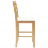 Krzesła jadalne 2 pcs Naturalny 40 x 47,5 x 99,5 cm