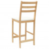 Krzesła jadalne 2 pcs Naturalny 40 x 47,5 x 99,5 cm