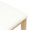 Krzesła jadalne 2 pcs Naturalny 40 x 47,5 x 99,5 cm