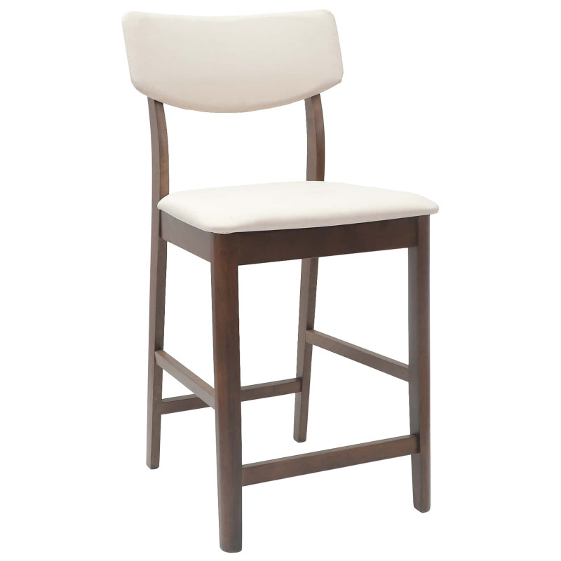 Krzesła jadalne 2 pcs Jasny Brąz 48 x 49 x 95 cm Drewno Gumowe