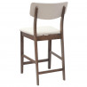 Krzesła jadalne 2 pcs Jasny Brąz 48 x 49 x 95 cm Drewno Gumowe